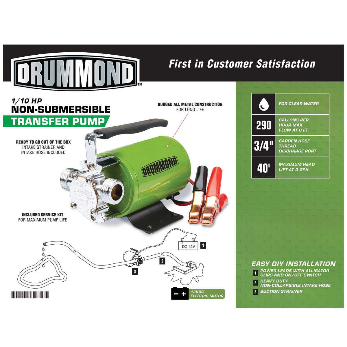 12 Volt DC Transfer Pump
