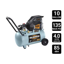 10 Gallon Oil-Lube Portable Air Compressor