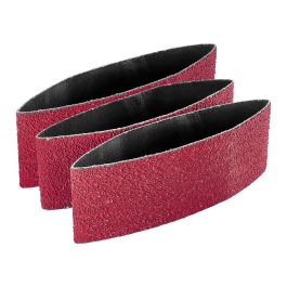 3 in. x 18 in. Sanding Belts with Zirconia Alumina Grain, 3-Pack