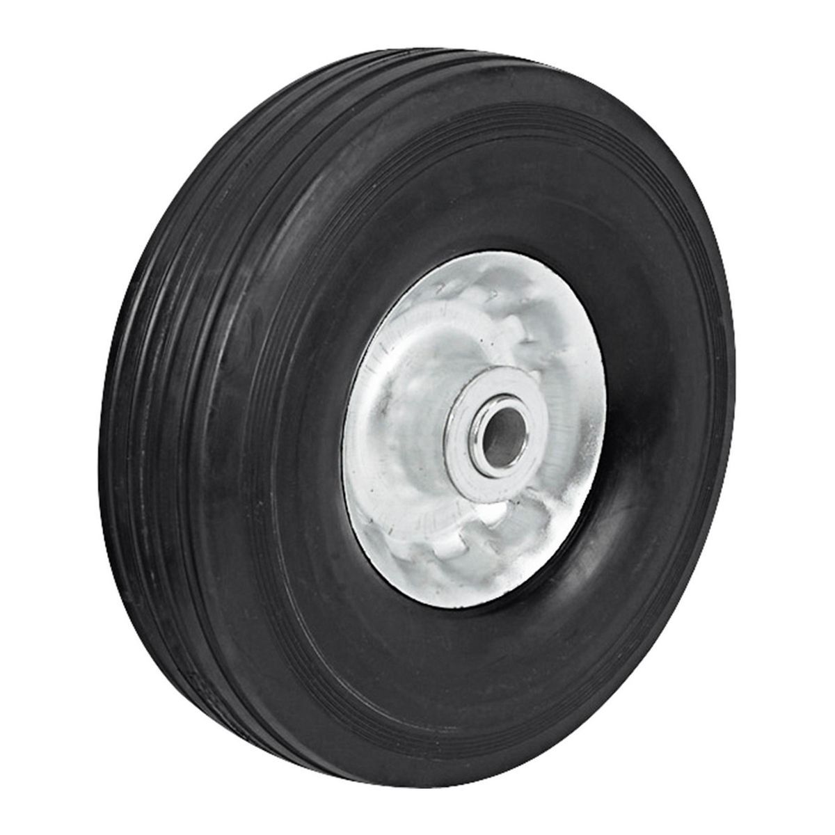 8 in. Solid Rubber Tire with Steel Hub