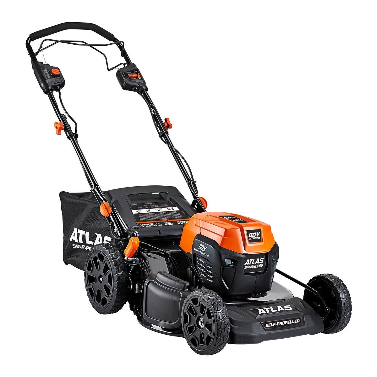 80V Brushless Cordless 21 In. Self Propelled Lawn Mower Tool Only