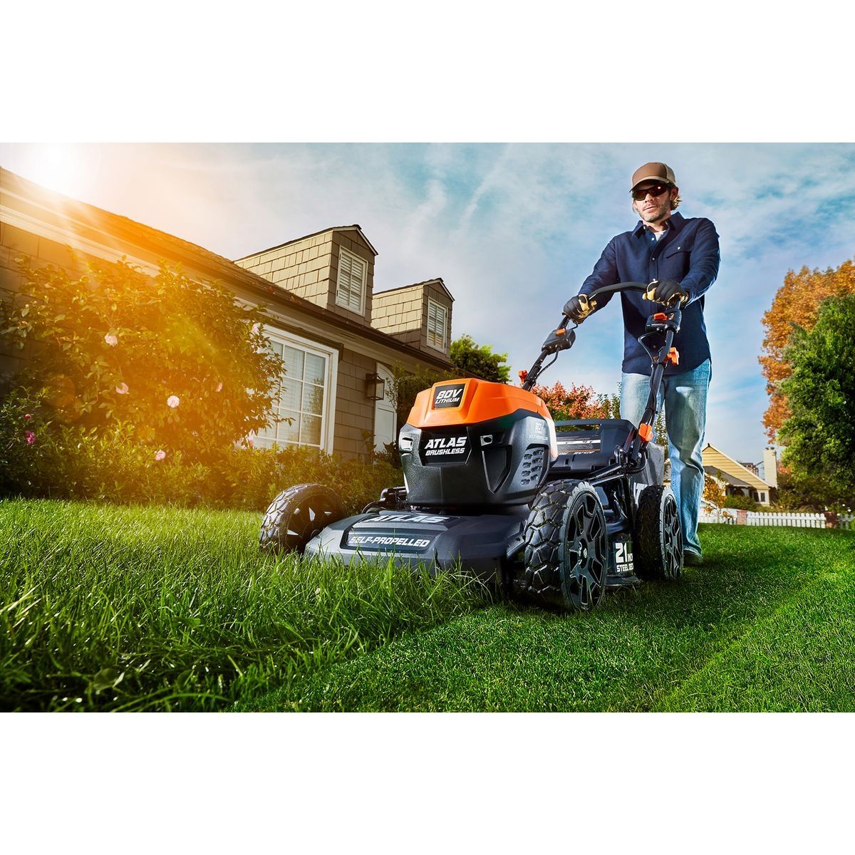 80V Brushless Cordless 21 In. Push Lawn Mower - Tool Only