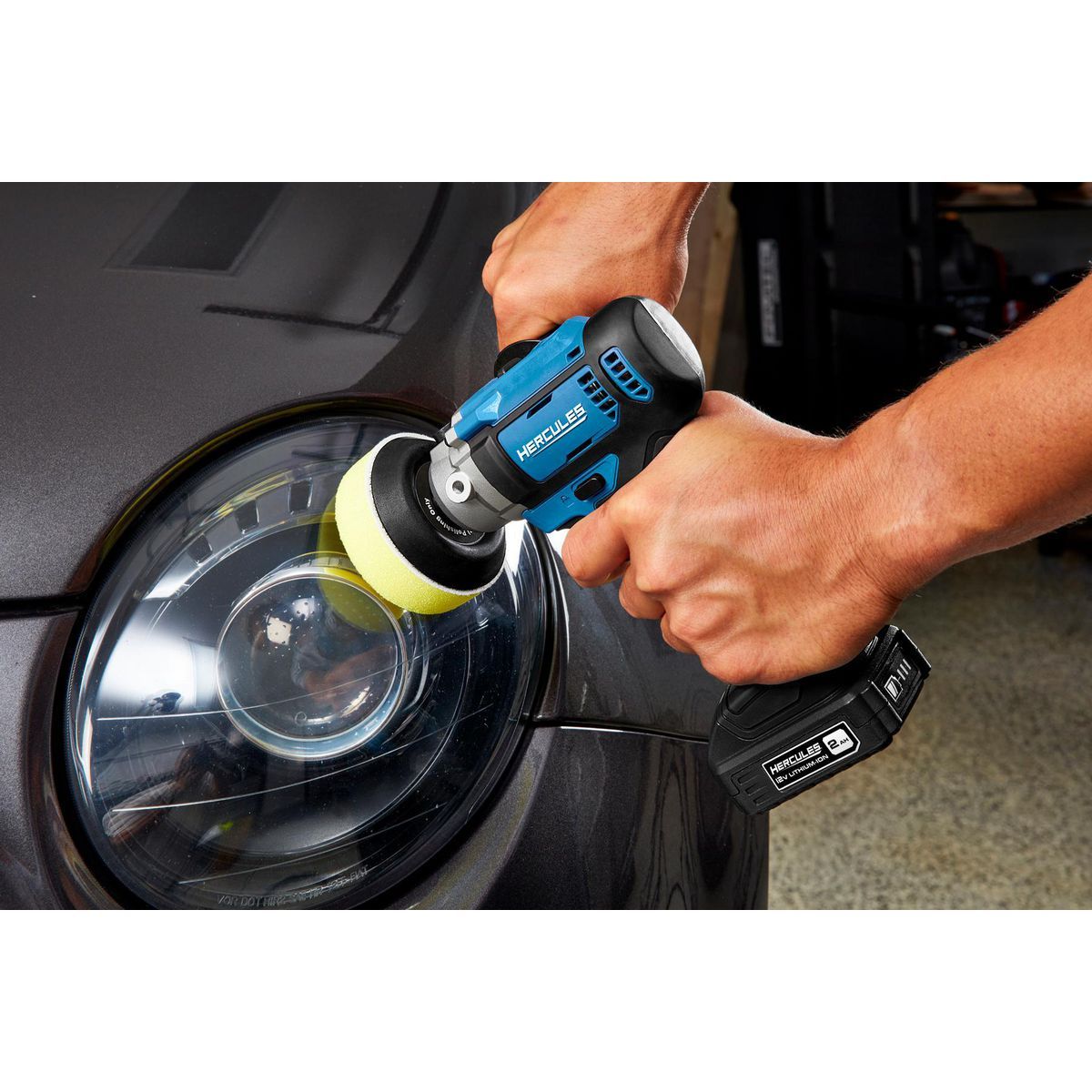 Cordless buffer sales polisher harbor freight