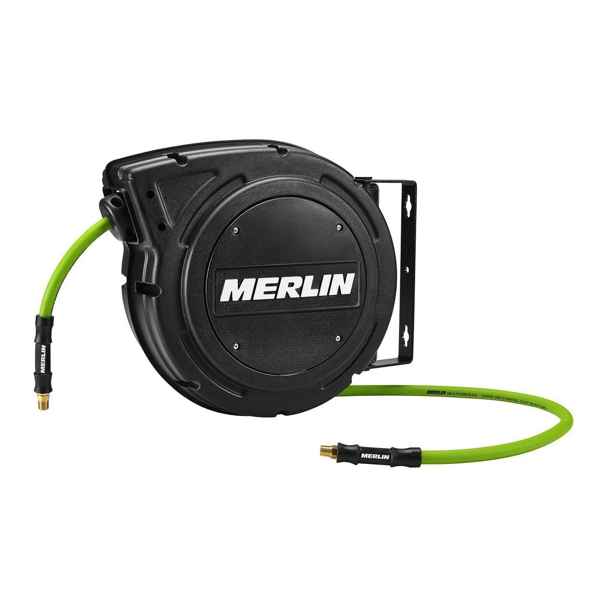 Flexzilla® Air Hose with Retractable Reel, Open Face, 1/2 NPT(M) Swivel,  50