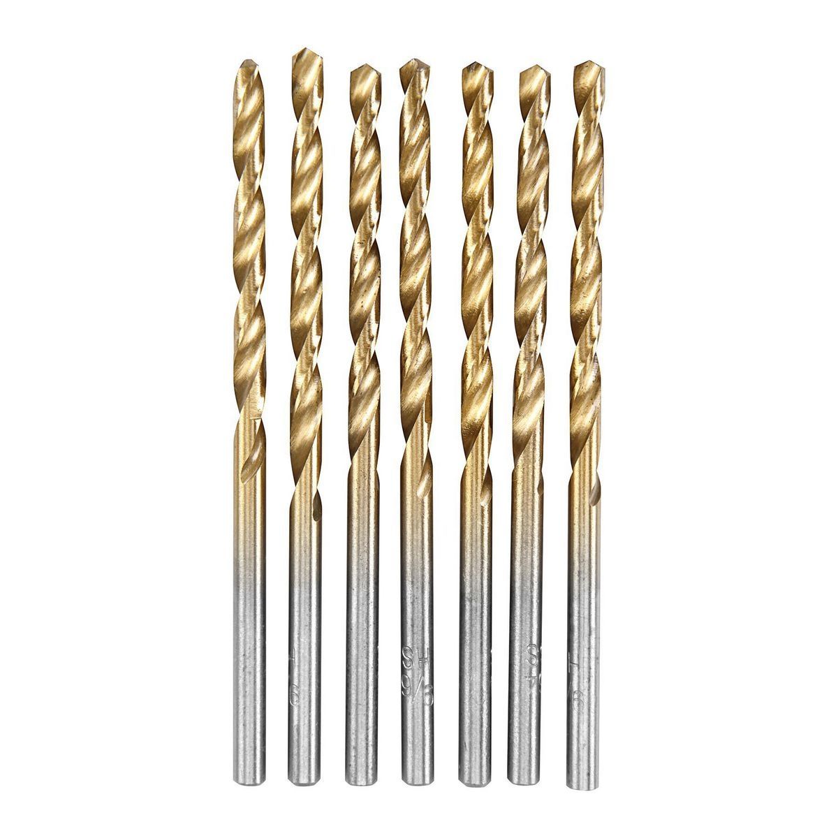 9/64 in. Titanium High Speed Steel Drill Bits,