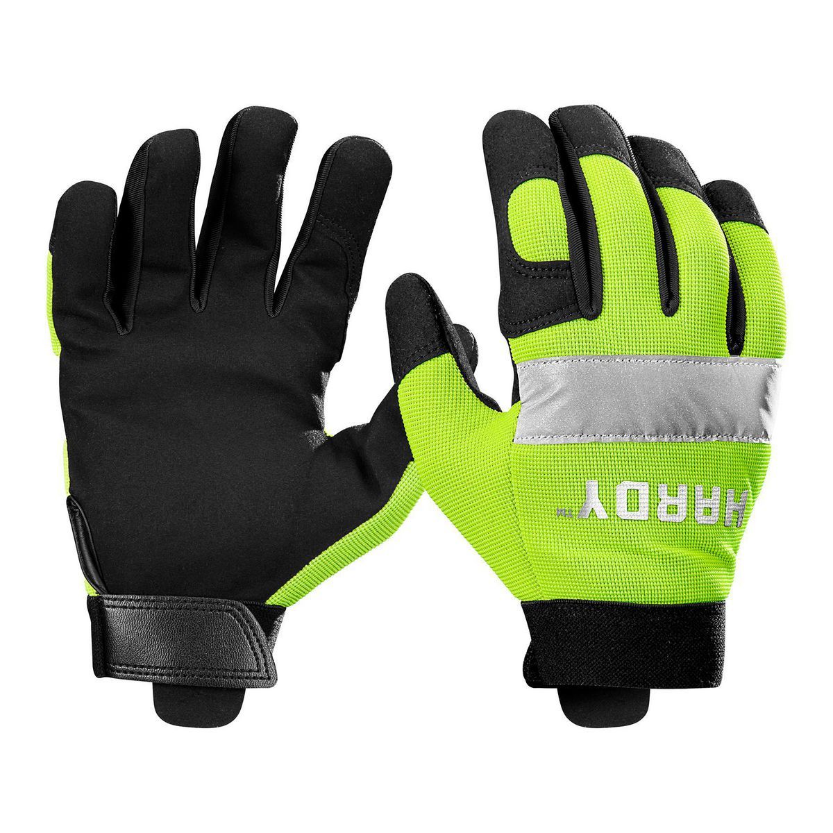 High Vis Mechanics Utility Work Gloves - .com