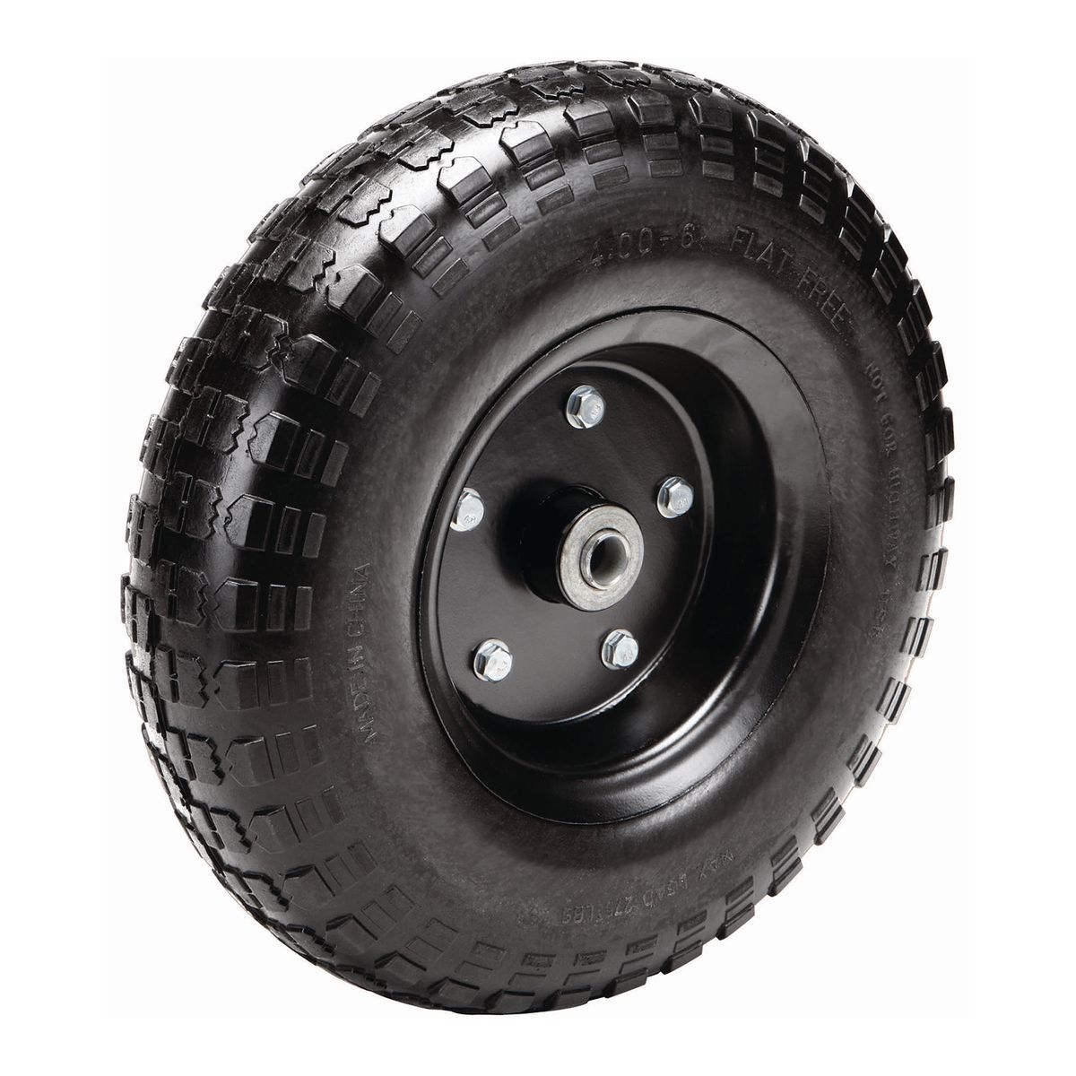 6 in. Semi-Solid Tire with Polypropylene Hub